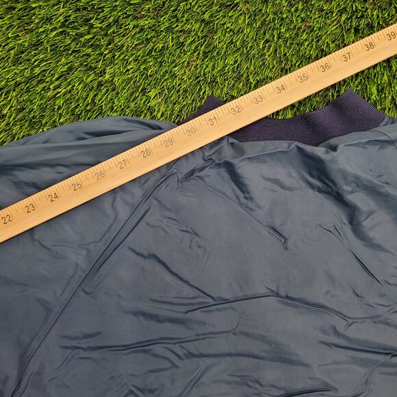 Vintage 80s Hartwell Bomber Jacket 2XL 27x24 Cropped Baggy - Picture 3 of 11